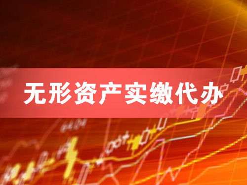 恩平无形资产实缴资本代办